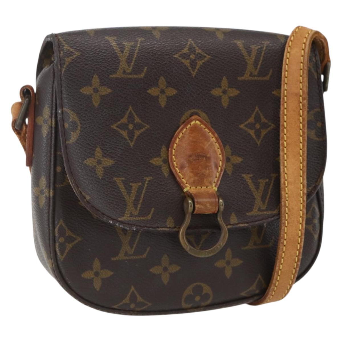 Louis Vuitton Monogram Saint Cloud Pm Shoulder Bag M51244 Lv Auth 157323